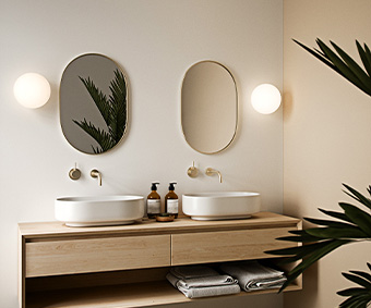 Iluminação da casa de banho Iluminação da casa de banho