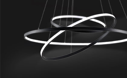 Iluminação interior preto Iluminação interior preto